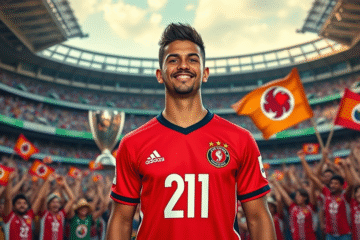Jorginho sendo apresentado como novo jogador do Flamengo