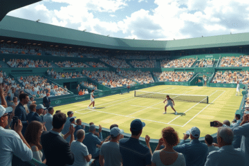 Juízes de linha humanos foram eliminados em Wimbledon em favor de um sistema eletrônico de marcação, gerando diferentes opiniões sobre a mudança.