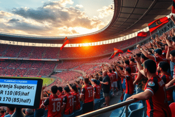 Ingresso do Flamengo para o jogo contra o Cruzeiro disponível para compra.