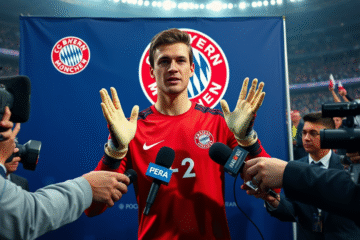 Manuel Neuer durante a entrevista sobre o jogo fácil contra o Flamengo.