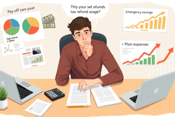 Imagem ilustrativa sobre finanças pessoais e restituição do imposto de renda.