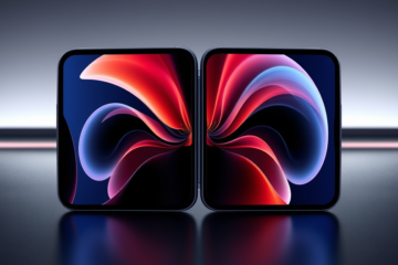 Imagem do iPhone Fold destacando seu design dobrável e especificações inovadoras.