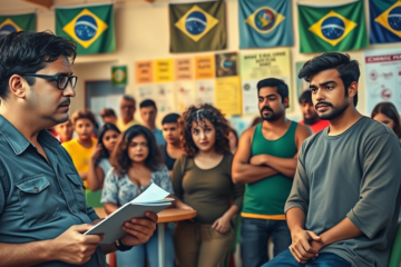 Gráfico ilustrando a avaliação da economia pelos brasileiros, com dados sobre percepções de melhora e piora em relação ao ano anterior.