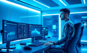 Imagem ilustrativa do modelo Gemini Flash de Inteligência Artificial, destacando sua velocidade e eficiência em tarefas diárias.