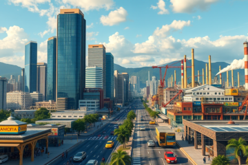 Análise das quedas no PIB dos municípios brasileiros, destacando as perdas significativas em várias cidades e suas implicações econômicas.