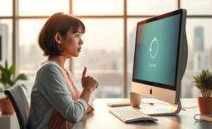 Ilustração do processo de carregamento de experiência em plataformas digitais.