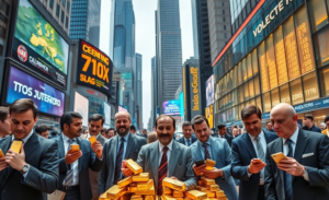 Imagem relacionada ao ouro e sua valorização em tempos de incerteza financeira e tensões geopolíticas.