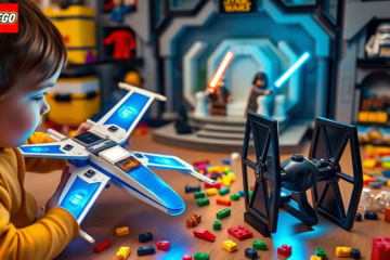 Imagem do novo LEGO SMART Play com SMART Brick e conjuntos de Star Wars.