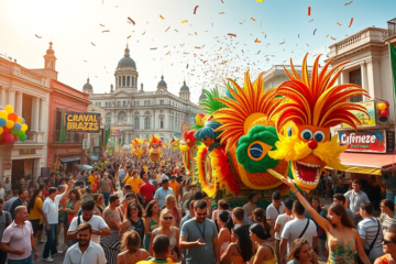 Carnaval 2026 no Brasil, gerando bilhões em turismo e refletindo no PIB, com preocupações sobre as finanças dos foliões.