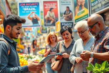 Gráfico mostrando o aumento do Índice de Confiança do Consumidor e a otimização das finanças pessoais no Brasil.
