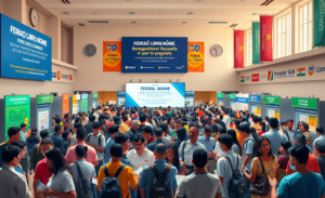 Banner do Feirão Limpa Nome com informações sobre descontos em renegociação de dívidas.