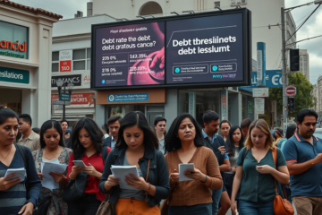 Gráfico mostrando o aumento da inadimplência em 2026 e as suas causas principais.