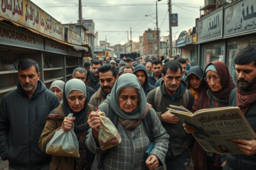 Iranianos enfrentam dificuldades econômicas e repressão severa em meio a desespero crescente após um mês de guerra.