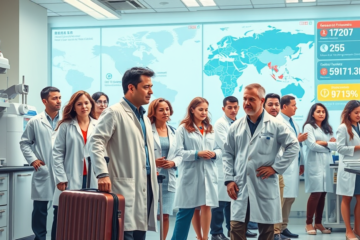 Cientistas e a migração em busca de melhores incentivos à pesquisa após cortes de financiamento científico.