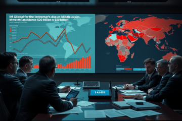 Aumento na demanda por apoio financeiro do FMI devido à guerra no Oriente Médio, afetando mercados de petróleo e gás.