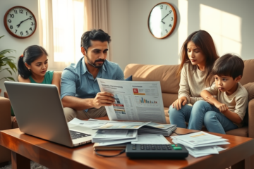 Infográfico sobre o uso do cartão de crédito e seu impacto nas finanças familiares.