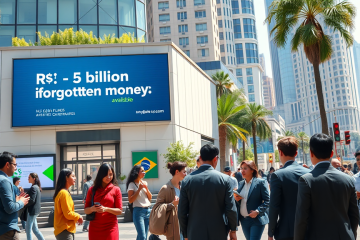 Imagem ilustrativa sobre recuperação de dinheiro esquecido em bancos no Brasil, destacando a importância de consultar valores disponíveis.