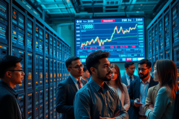 Data centers de inteligência artificial e seu impacto na economia, inflacionando preços e aumentando a produtividade.