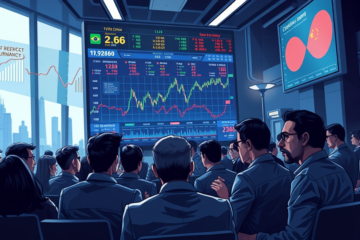 Imagem representativa da crise financeira causada pela FTX, destacando o impacto no mercado e a preocupação dos investidores.