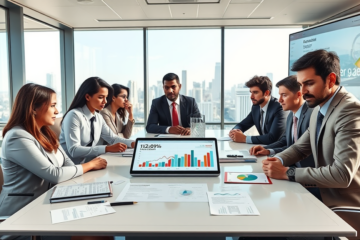 Gráfico mostrando o aumento das despesas financeiras e seus impactos nas empresas brasileiras de capital aberto.