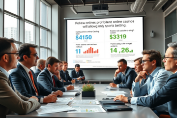 Imagem representativa sobre a proibição de cassinos online e suas implicações no setor de apostas.